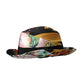 Multicolor Patchwork Women Fedora Wide Brim Hat