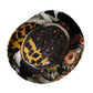 Multicolor Patchwork Women Fedora Wide Brim Hat