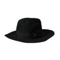 Black Rabbit Fedora Trilby Women Hat