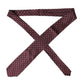Maroon Silk Branded Logo Adjustable Men Tie