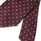 Maroon Silk Branded Logo Adjustable Men Tie