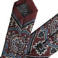 Bordeaux Printed 100% Silk Adjustable Men Tie