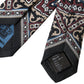 Black Printed 100% Silk Adjustable Men Tie