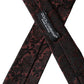 Maroon Floral Fantasy Silk Adjustable Men Tie