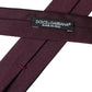 Bordeaux Solid 100% Silk Adjustable Men Tie