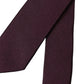 Bordeaux Solid 100% Silk Adjustable Men Tie