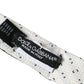 Black White Patterned Adjustable Tie