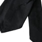 Black 100% Silk Adjustable Bowtie