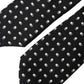 Black Patterned 100%Silk Adjustable Tie