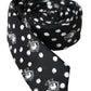 Black Heart Polka Dot Adjustable Tie