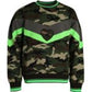 Multicolor Camouflage Sweatshirt Sweater