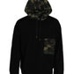 Black Camouflage Hooded Sweatshirt Sweater