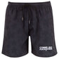 Black Polyester Men's Swimwear Shorts