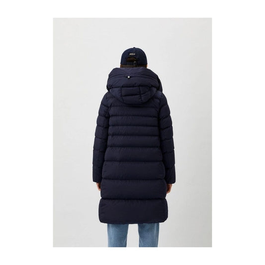 Blue Polyamide Jackets & Coat