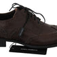 Elegant Brown Leather Derby Brogues