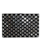 Black Velvet Crystal Clutch Evening Party Purse Bag