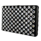 Black Velvet Crystal Clutch Evening Party Purse Bag