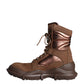 Brown Suede Leather Military Combat Men Boots Shoes