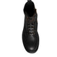 Black Lace Up Mid Calf Boots Men Shoes