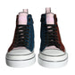 Multicolor Patchwork High Top Sneaker Shoes