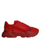 Red Leather Daymaster Low Top Sneakers Shoes