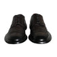 Black Leather Oxford Wingtip Formal Men Shoes