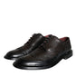 Black Leather Oxford Wingtip Formal Men Shoes