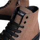 Black Brown Denim High Top Men Sneakers Shoes