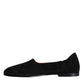 Black Suede Loafers Formal Slip On Shoes