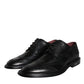 Black Leather Oxford Wingtip Formal Men Shoes