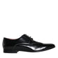 Black Leather Derby Formal Dress Men Shoes