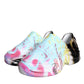 Multicolor Graffiti Rubber Low Top Sneakers Shoes