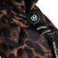 Brown Leopard Ankle Boots Padded Shoes