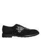 Black Suede Sicilia Lace Up Formal Shoes