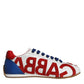 Multicolor Leather Logo Casual Sneakers Shoes