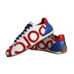 Multicolor Leather Logo Casual Sneakers Shoes