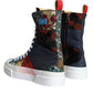 Multicolor Patchwork Logo High Top Sneakers Shoes