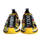 Yellow Sorrento Crystals Sneakers Womens Shoes