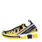 Yellow Sorrento Crystals Sneakers Womens Shoes