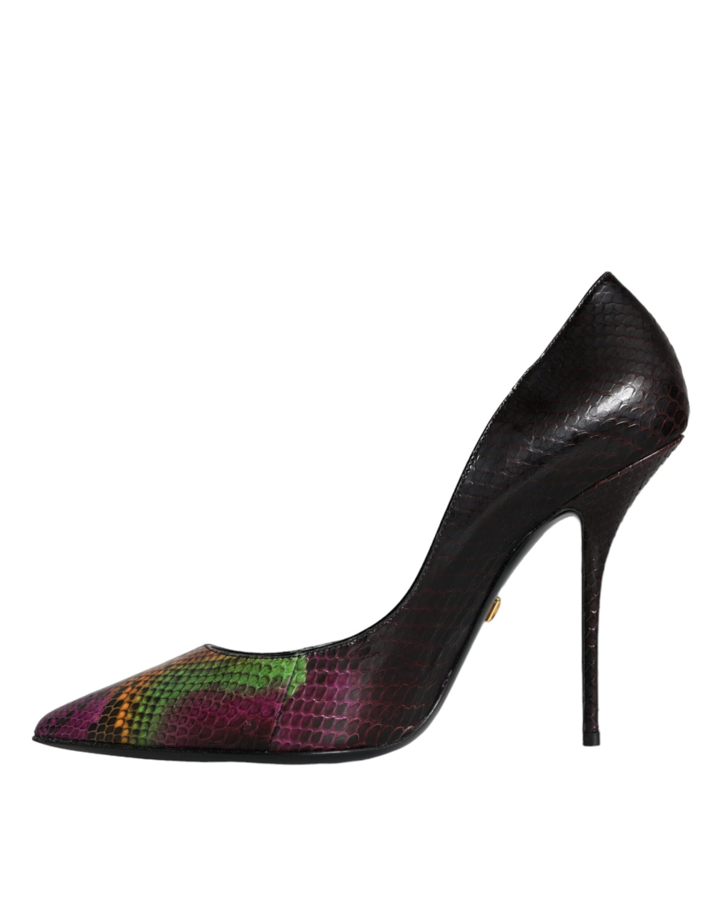 Multicolor Exotic Leather Heels Pumps Shoes