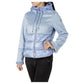 Light Blue Nylon Women's Jacket