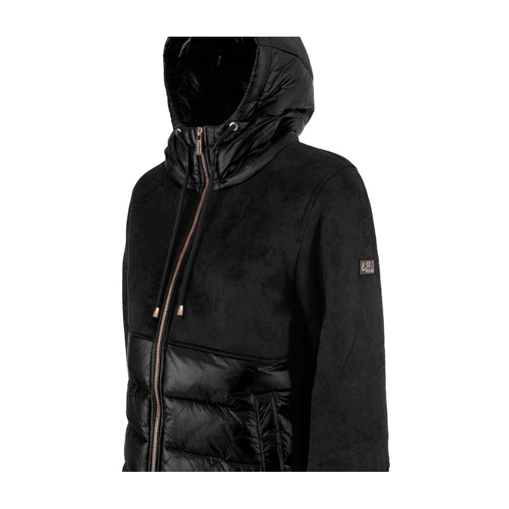 Black Nylon Women Jacket