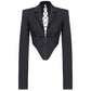 Black Viscose Suits & Blazer