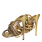 Gold Crystals Keira Heels Sandals Shoes