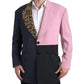 Multicolor Patchwork Single Breasted Blazer