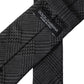 Dark Gray Plaid Patterned Silk Adjustable Men Tie