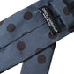 Blue Black Silk Polka Dot Adjustable Men Tie