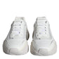 White DAYMASTER Calf Leather Sneakers Shoes