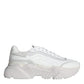 White DAYMASTER Calf Leather Sneakers Shoes