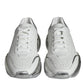 White Silver Daymaster Leather Sneakers Shoes